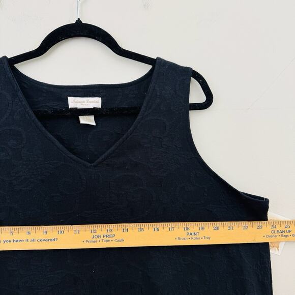 Intimate Essentials Black Sleeveless Evening Dress Women’s Size 1X - Picture 3 of 7